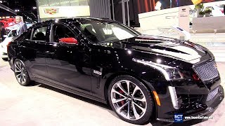 2018 Cadillac CTSV Championship edition  Exterior Interior Walkaround  2017 LA Auto Show [upl. by Akinwahs]