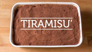 Italian TIRAMISU  Original Italian recipe 2min [upl. by Chaing]