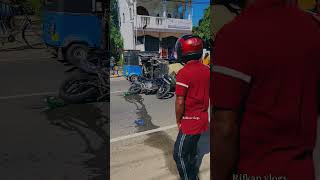 பாரிய விபத்து 💔 acci dent உண்மை நிலை இதுதான் sad sadstatus rifkanvlogs [upl. by Medeah]