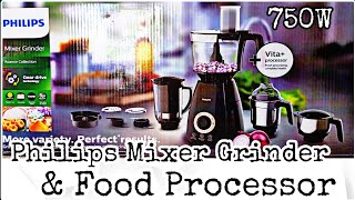 Philips Mixer Grinder HL7707 Full DemoBest Food Processor amp Mixer Grinder Review in HindiUseful [upl. by Susy555]