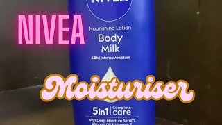 Nivea body milk moisturiser  honest review  unsponsored  worth buying [upl. by Aia]