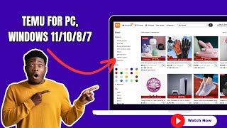 How to Download and Use Temu App On PC Windows 111087 and Mac [upl. by Ynhoj421]
