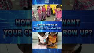 How do you want your child to grow up Social Message shorts socialmessage smartschools [upl. by Karie467]