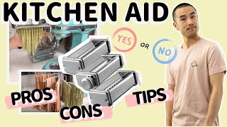 KitchenAid KPRA 3 Piece Pasta Roller amp Cutter Attachment Set review [upl. by Yelac923]