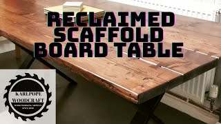 How To Build a Scaffold Board Table amp Prevent Cupping [upl. by Rudwik]