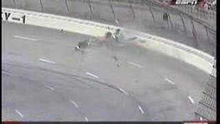 Dario Franchittis Kentucky Indy Car Flip 2007 [upl. by Gnil]