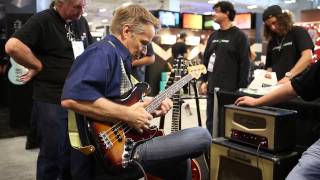 NAMM 2014Vail Johnson and the ValveTrain Brandywine Bass Amp [upl. by Ehtnax]