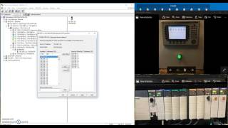 RSlinx Bridging with ControlLogix [upl. by Bohon973]