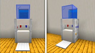 HOW TO MAKE WATER DISPENSER IN MINECRAFT 121 BedrockPEJava Tutorial 😱✅ [upl. by Ilehs]