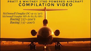 4K  The Ultimate Pratt amp Whitney JT8D Powered Aircraft Video [upl. by Fleeta]