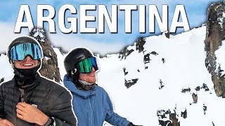 Deep Backcountry Snowboarding in Argentina [upl. by Crosby]