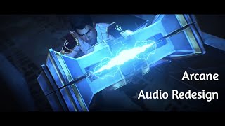 Audio Redesign Layer Breakdown  Arcane  Vi and Jayce Fight [upl. by Okihsoy]