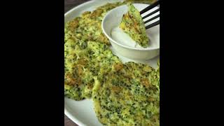 BROCCOLI MEDALLIONS vegetarianrecipes [upl. by Christabelle]