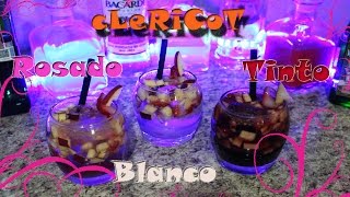 CLERICOT ROSADO BLANCO Y TINTO [upl. by Edholm456]