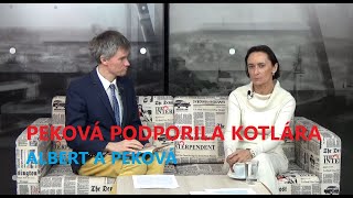 Dr SOŇA PEKOVÁ PODPORILA Dr PETRA KOTLÁRA  ALBERT a PEKOVÁ [upl. by Oidivo]