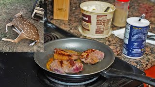 How TO Cook AXIS DEER Backstrap from home From the field to the kitchen [upl. by Ogu485]