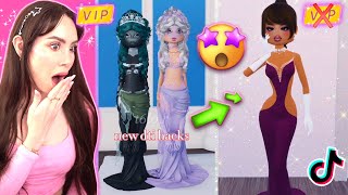 Dress To Impress TikTok OUTFIT HACKS You NEED TO TRY NONVIP  VIP [upl. by Ahsimat775]