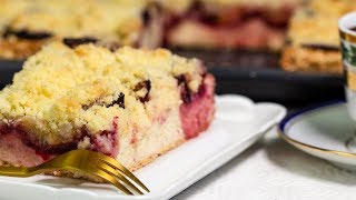 PFLAUMENSTREUSELKUCHEN vom Blech [upl. by Gardia]