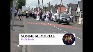 Somme Memorial  Millisle remembrance parade 2024 [upl. by Kappel353]