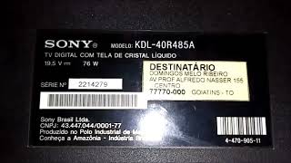 Tv Sony Não Liga Só Fica Piscando o LED Power 6 Vezes [upl. by Ebanreb754]