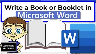 How to Create a Book or Booklet in Microsoft Word [upl. by Enitsed]