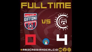 HIGHLIGHTS  Giffoni Salvatore Anselmo VS Caggiano Calcio [upl. by Akibma]