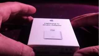 Adaptateur lightning vers 30 broches pour iPhone 5 [upl. by Estell]