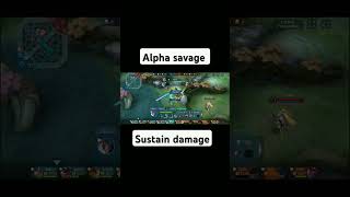 Alpha savage mobilelegends mlbb [upl. by Inalaehak]