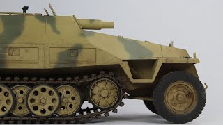 Tamiya 135 German Sdkfz 251  9 Half Track Full Build Part 2 [upl. by Alexis481]