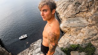 Cliff jumping Paradise 23M DØDS  SWEDEN [upl. by Airres]