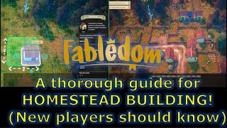 Fabledom Homestead building detailed guide 1 5 IMPORTANT points New players guide [upl. by Yekcim]