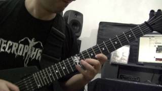 DEATH  Overactive Imagination Chuck Schuldiner solo by Tugrul KAYA [upl. by Atinot]