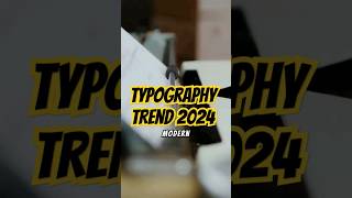 Top 5 Typography Trends You Cant Ignore in 2024 shortsfeed typography viralvideo lyrics odeio [upl. by Murtha]