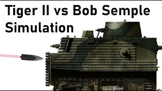 KING TIGER vs BOB SEMPLE TANK  April Fools Armour Piercing Simulation Special [upl. by Packston]