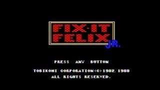 Mega Drive Longplay  FixIt Felix Jr MD [upl. by Ainollopa]