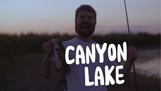 canyon lake bass fishing [upl. by Yelram]