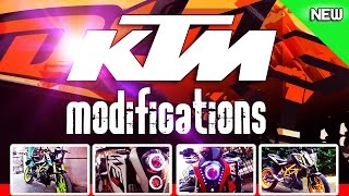 KTM DukE 200 Modifications [upl. by Orson]