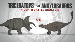 Triceratops vs Ankylosaurus  Battle FACE OFF  InDepth Combat Analysis [upl. by Fattal]