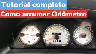 Painel Odômetro parcial NÃO FUNCIONA Fiat Palio Tutorial de Como arrumar [upl. by Ayamat]