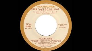 1979 HITS ARCHIVE Mama Can’t Buy You Love  Elton John stereo 451 AC [upl. by Hettie]