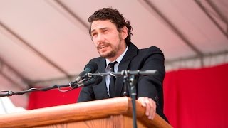 James Franco at Cornell Senior Convocation  Commencement 2016 [upl. by Hannahsohs423]