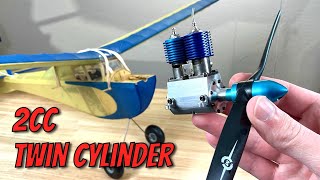 Making A Twin Cylinder Engine For My RC Airplane [upl. by Nillok]