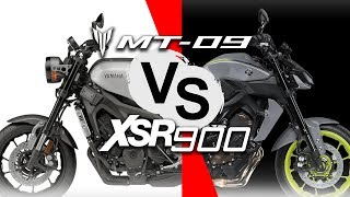 MT09 vs XSR900 test review by 6Tdegrees [upl. by Ravahs862]