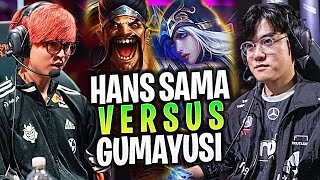 G2 HANS SAMA vs T1 GUMAYUSI  G2 Hans Sama Plays Draven Adc Worlds Bootcamp 2023 [upl. by Cardie785]