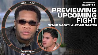 Devin Haney amp Ryan Garcia GET HEATED previewing upcoming fight 👀  First Take [upl. by Winstonn]