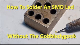 How to Solder an SMD LED to Magnet Wire StepbyStep Guide And How To Insulate And Use [upl. by Nahsar842]