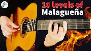 10 Levels of Malagueña  Flamenco Guitar TAB Tutorial [upl. by Akiemat]