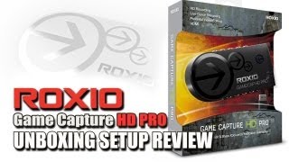 ROXIO Game Capture HD PRO Unboxing Set Up Review  DE [upl. by Flatto]