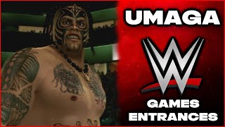 Umaga Entrance Evolution  WWE Games From SvR 2007 to SvR 2010 [upl. by Annhej708]