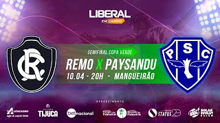 REMO 1 X 1 PAYSANDU AO VIVO  SEMIFINAL DA COPA VERDE VOLTA [upl. by Aerua132]